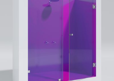 Shower Door Abatible