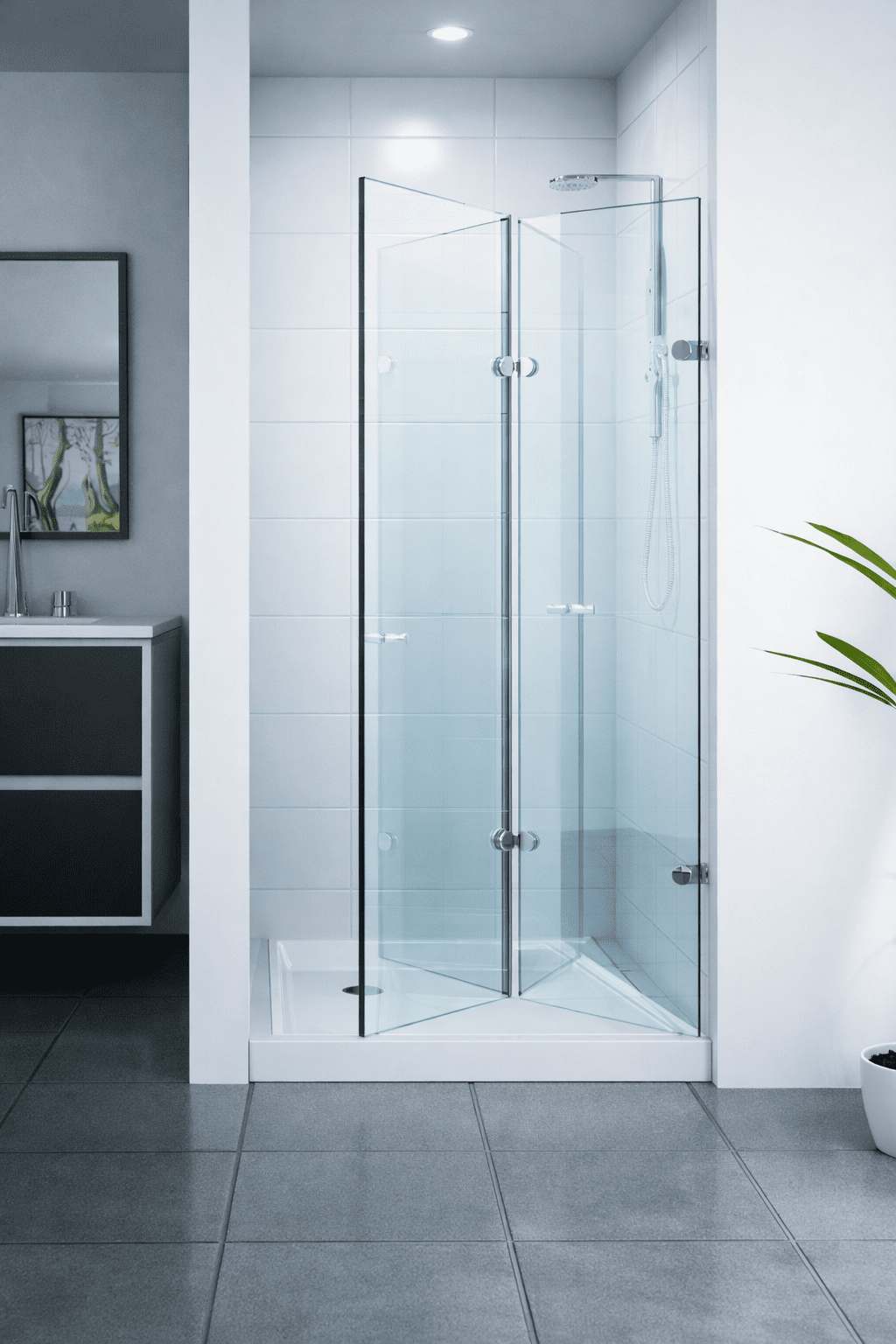 Shower Door Plegable